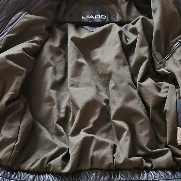 Marc New York Men's vintage Black Leather Jacket, 1980s, Lux, Sz Sm. Leather - Picture 12 of 13